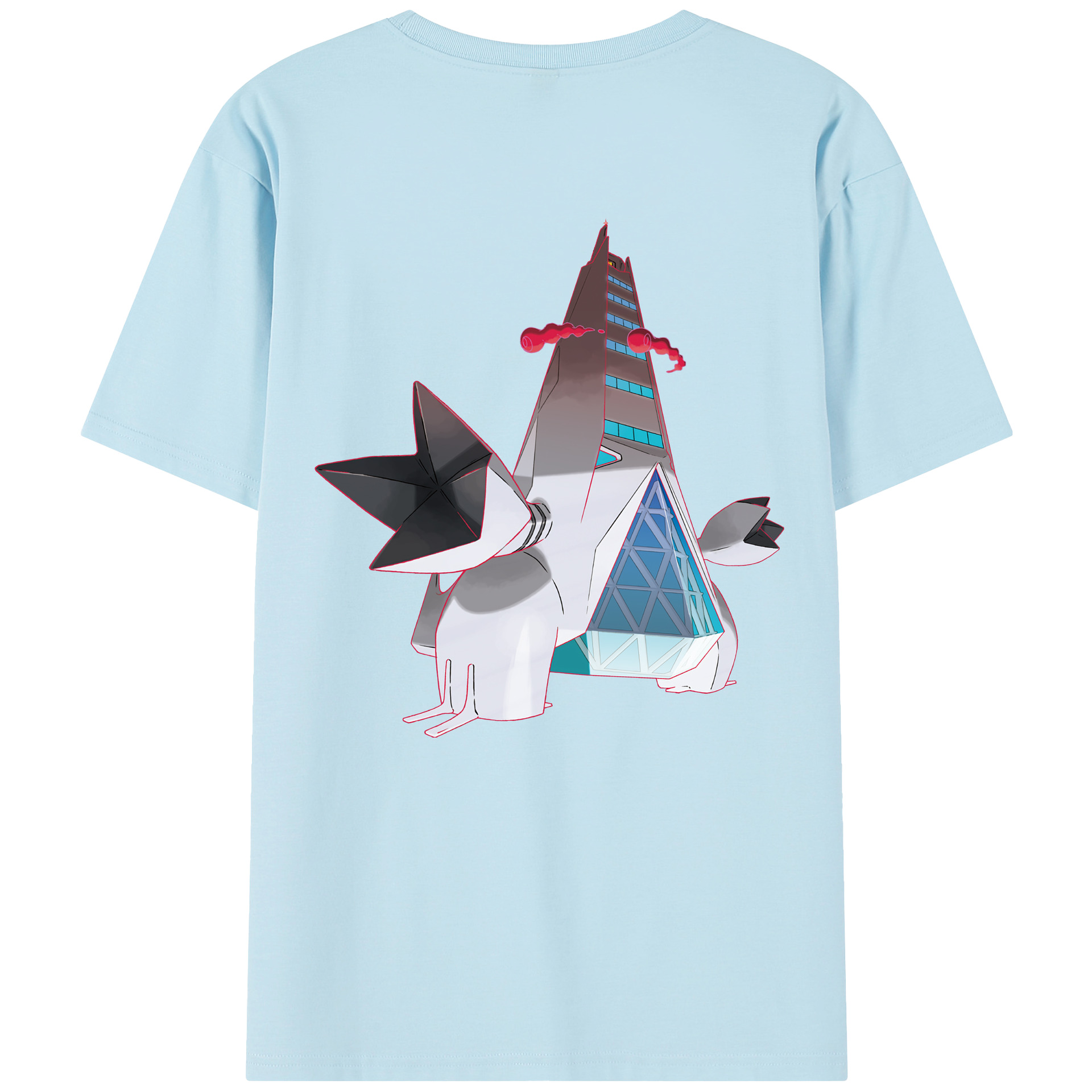 （画像用） ポケットモンスター Pokémon 綿100％半袖Tシャツ（背面プリント）